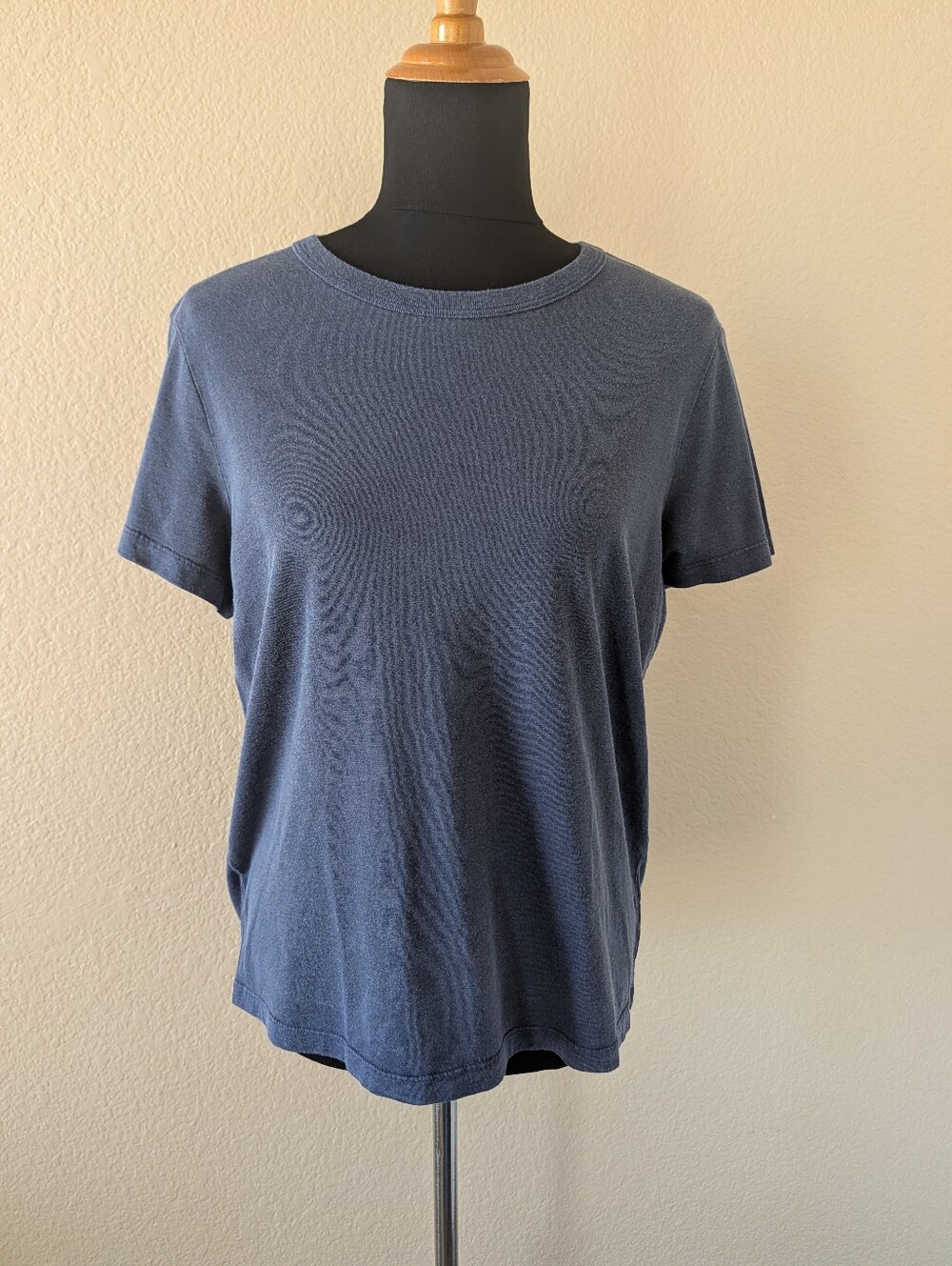 Marine Layer Womens Blue Relaxed Short Sleeve Tee Size M NWOT